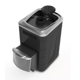 Дровяная печь для бани TMF Гейзер Мини 2016 Carbon ДН ЗК ТО антрацит